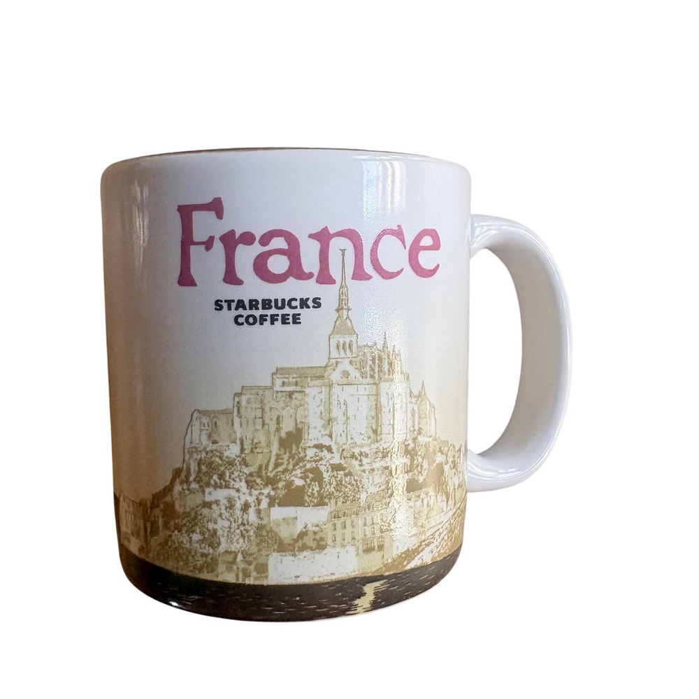 Starbucks France Espresso Mug 2018 Global Icon Mont Saint-Michel 3oz Demitasse